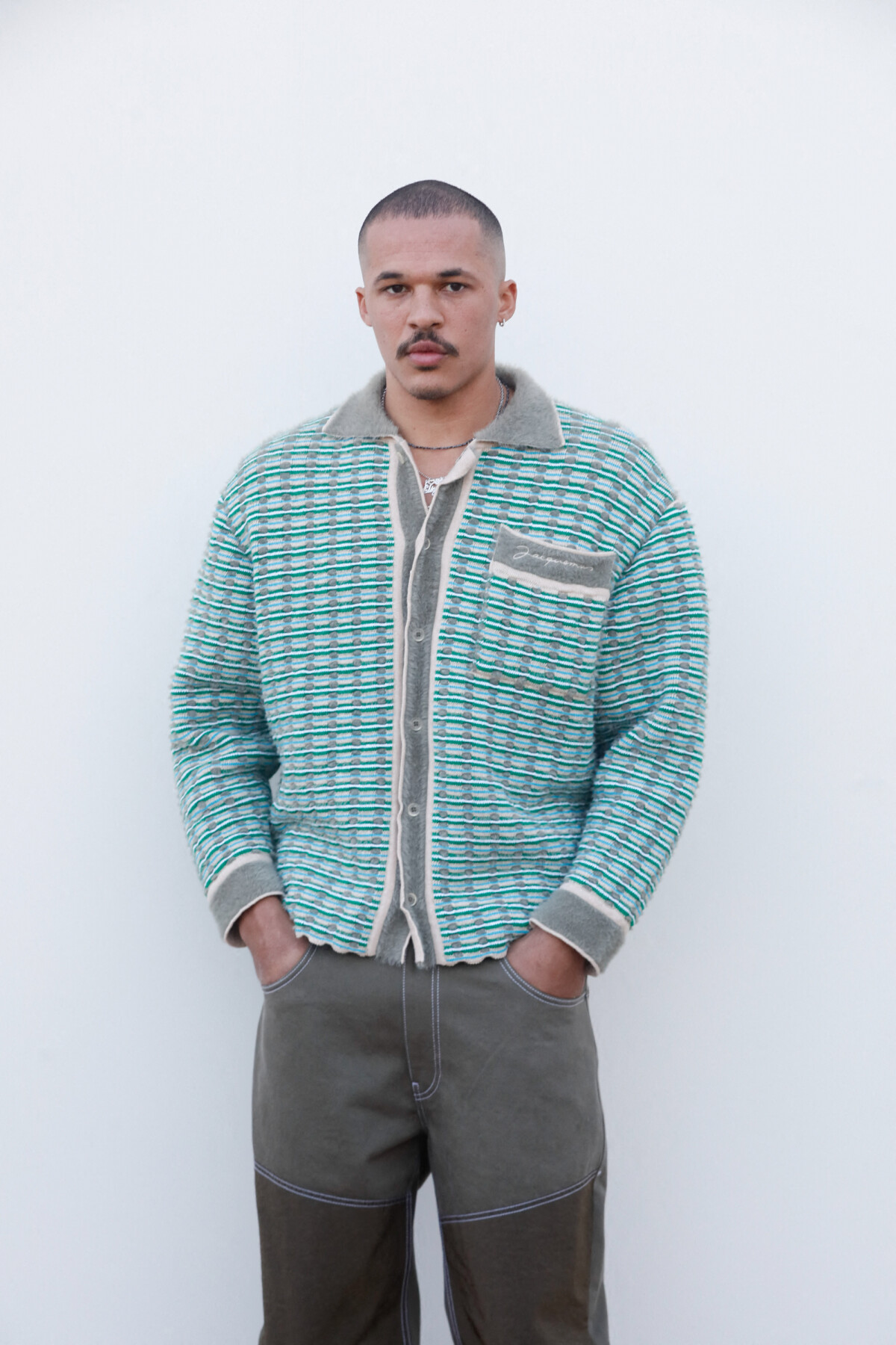 Photo : Khalil Ghani - Les célébrités au photocall du défilé Jacquemus