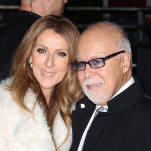 Céline Dion et son mari Rene Angelil arrivent à l'enregistrement de l'émission "Vivement dimanche" au studio Gabriel à Paris le 13 novembre 2013.