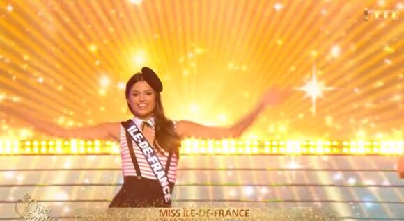 Miss Ile-de-France lors du concours Miss France 2023