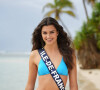 Adèle Bonnamour (Miss Ile-de-France), photo officielle en bikini pour le concours Miss France