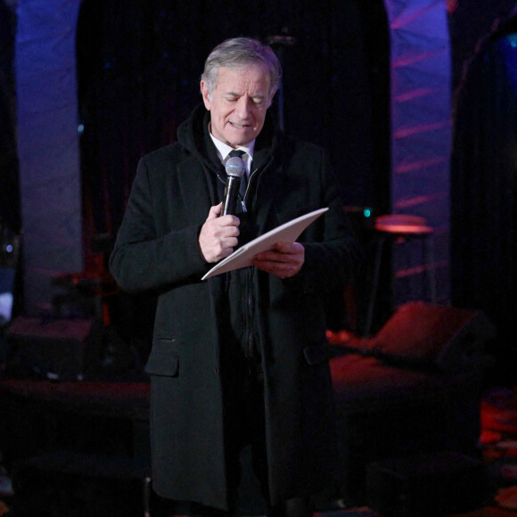 Exclusif - Francis Huster - Soirée du 100ème anniversaire du restaurant "Le Boeuf sur le Toit" à Paris le 15 novembre 2022. Lieu mythique du jazz à la vaste salle Art déco élégante, pour une cuisine française revisitée et de saison. © Rachid Bellak/Bestimage 