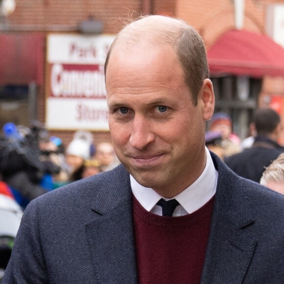 Le prince de Galles William et Kate Catherine Middleton, princesse de Galles, en visite au centre Roca à Chelsea dans le Massachusetts, à l'occasion de leur voyage officiel aux Etats-Unis le 1er décembre 2022. 