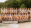 Les 30 prétendantes au titre de Miss France, photo officielle en bikini