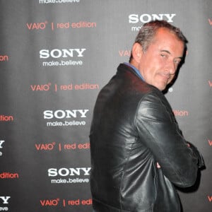 Christophe Dechavanne - Soiree Sony Style à la boutique Sony (39 avenue George V) à Paris le 2 juillet 2013. Sony lance une serie limitee de prestige VAIO®