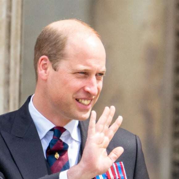 Le prince William, duc de Cambridge, et Catherine (Kate) Middleton, duchesse de Cambridge - Les membres de la famille royale et les invités lors de la messe célébrée à la cathédrale Saint-Paul de Londres, dans le cadre du jubilé de platine (70 ans de règne) de la reine Elisabeth II d'Angleterre. Londres, le 3 juin 2022. 