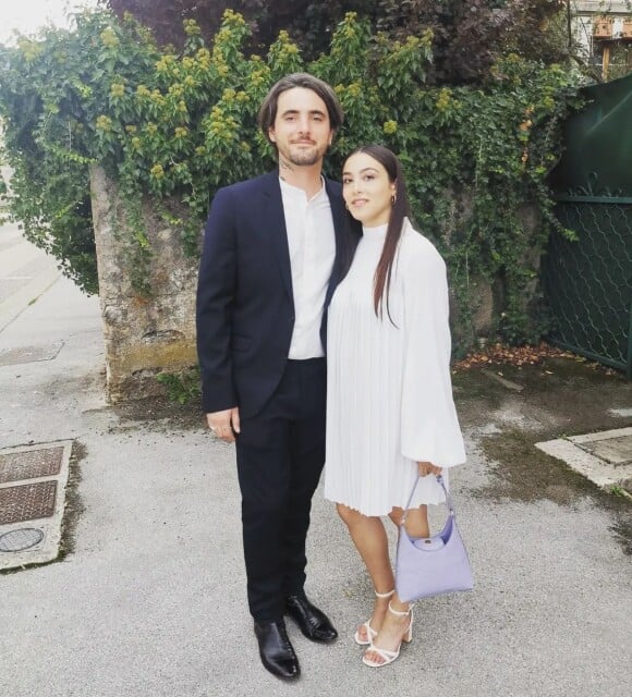 Louis Delors et sa chérie Angèle. Instagram. Le 25 septembre 2022.