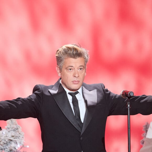 Exclusif - Benjamin Biolay lors de l'enregistrement d'un Grand show de Noël "Christmas Show" imaginé par B.Biolay avec une pléiade d'artistes prestigieux au Casino de Paris, France, le 29 septembre 2022, diffusé sur Canal+, le 21 décembre 2022.. © Cyril Moreau/Bestimage