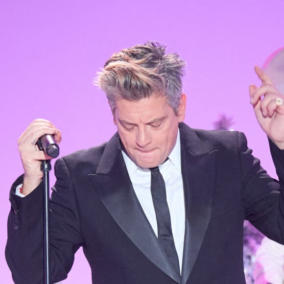 Exclusif - Benjamin Biolay lors de l'enregistrement d'un Grand show de Noël "Christmas Show" imaginé par B.Biolay avec une pléiade d'artistes prestigieux au Casino de Paris, France, le 29 septembre 2022, diffusé sur Canal+, le 21 décembre 2022.. © Cyril Moreau/Bestimage