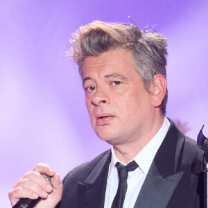 Exclusif - Benjamin Biolay et Jeanne Cherhal lors de l'enregistrement d'un Grand show de Noël "Christmas Show" imaginé par B.Biolay avec une pléiade d'artistes prestigieux au Casino de Paris, France, le 29 septembre 2022, diffusé sur Canal+, le 21 décembre 2022.. © Cyril Moreau/Bestimage