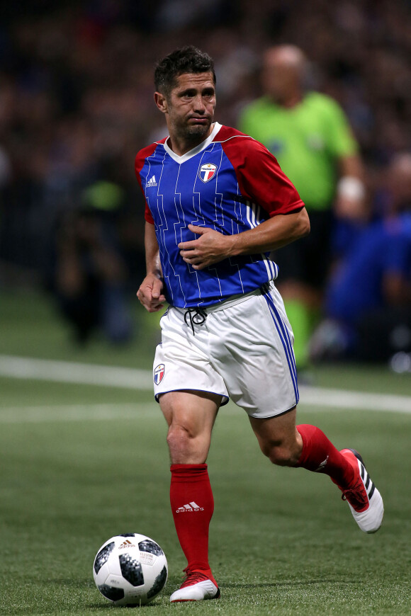 Bixente Lizarazu - Les Bleus de France98 se sont imposés (3-2) face à une sélection FIFA 98 pour le match des légendes pour l'anniversaire des 20 ans du sacre mondial à la U Arena à Nanterre, France, le 12 juin 2018. © Bestimage 