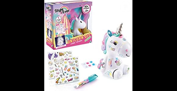 Votre enfant va pouvoir styliser sa propre licorne avec le jeu Style for Ever de Canal Toys