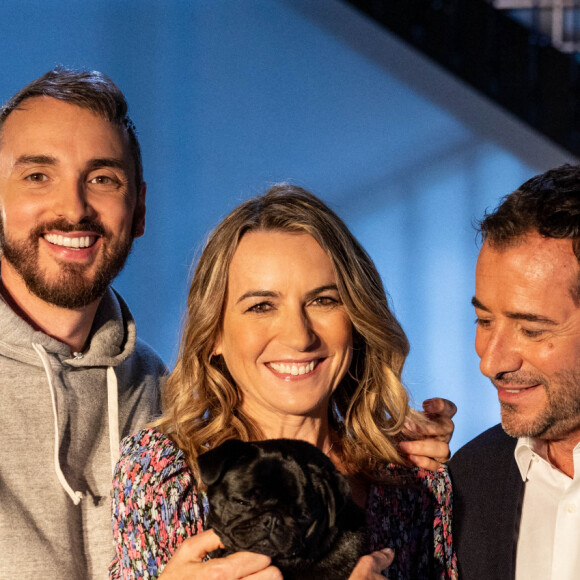 Exclusif - Christophe Willem, Laëtitia Barlerin, Bernard Montiel - Enregistrement de l'émission "Animaux Stars", présentée par B.Montiel et diffusée le 24 décembre à 17h30 sur Animaux TV. © Jérémy Melloul / Bestimage
