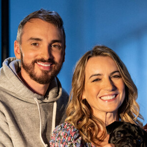 Exclusif - Christophe Willem, Laëtitia Barlerin - Enregistrement de l'émission "Animaux Stars", présentée par B.Montiel et diffusée le 24 décembre à 17h30 sur Animaux TV. © Jérémy Melloul / Bestimage