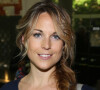 Exclusif - Aurélie Vaneck arrive à l'enregistrement TV de 'Vivement Dimanche' au Studio Gabriel à Paris. Le 9 avril 2014