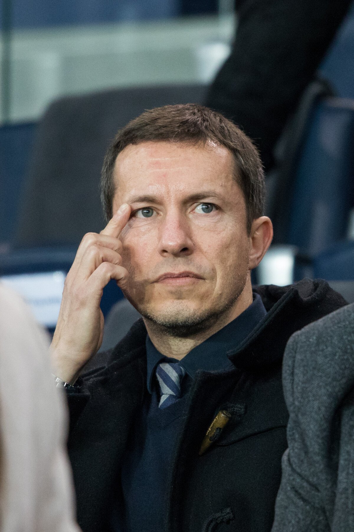Photo Grégoire Margotton dans les tribunes du Parc des Princes lors