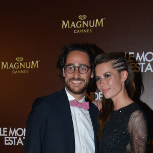 Thomas Hollande et sa compagne Emilie Broussouloux - Photocall de la soirée du film "Le monde est à toi" sur la plage Magnum lors du 71ème festival International de Cannes le 12 mai 2018. © CVS-Veeren/Bestimage 