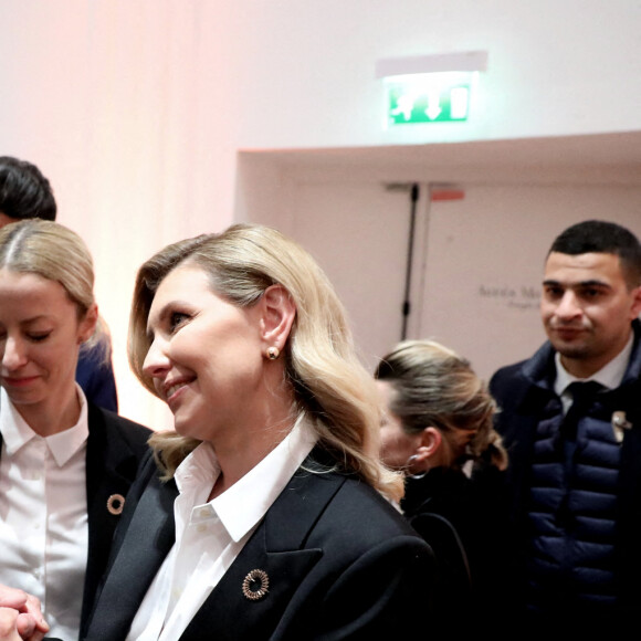 Exclusif - Bernard-Henri Lévy et Olena Zelenska - Soirée de gala au profit de la Fondation Olena Zelenska à la salle Pleyel à Paris, le 13 décembre 2022. © Dominique Jacovides / Bestimage