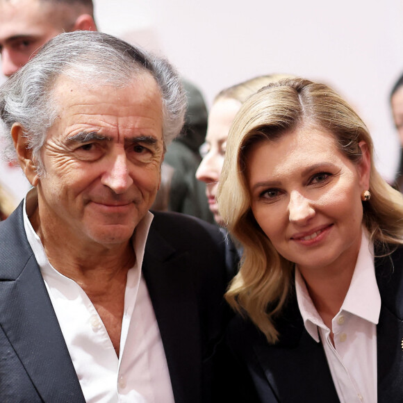 Exclusif - Bernard-Henri Lévy et Olena Zelenska - Soirée de gala au profit de la Fondation Olena Zelenska à la salle Pleyel à Paris, le 13 décembre 2022. © Dominique Jacovides / Bestimage
