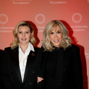 Exclusif - Olena Zelenska et Brigitte Macron - Soirée de gala au profit de la Fondation Olena Zelenska à la salle Pleyel à Paris, le 13 décembre 2022. © Dominique Jacovides / Bestimage