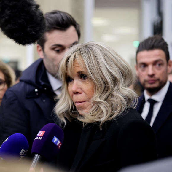 Exclusif - Brigitte Macron - Soirée de gala au profit de la Fondation Olena Zelenska à la salle Pleyel à Paris, le 13 décembre 2022. © Dominique Jacovides / Bestimage