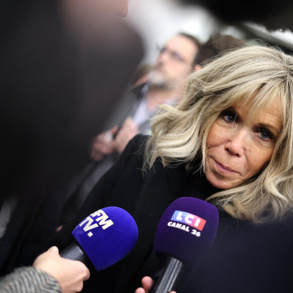 Exclusif - Brigitte Macron - Soirée de gala au profit de la Fondation Olena Zelenska à la salle Pleyel à Paris. © Dominique Jacovides / Bestimage