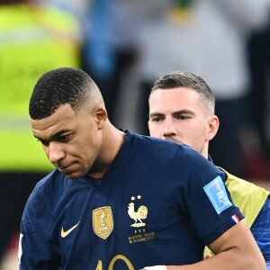 Kylian Mbappé - Match "France - Argentine (3-3 - tab 2-4)" en finale de la Coupe du Monde 2022 au Qatar, le 18 décembre 2022. © Philippe Perusseau / Bestimage