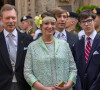 Princesse Alexandra - Messe en la Cathédrale Notre-Dame dans le cadre de la Fête nationale luxembourgeoise 2022 à Luxembourg le 23 juin 2022. 