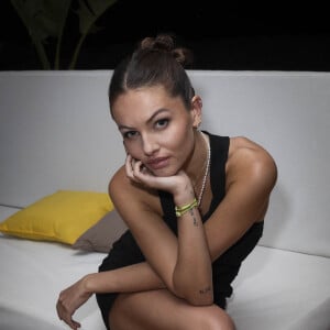 Exclusif - Thylane Blondeau lors de la soirée des 40 ans du bijoutier "APM Monaco" à la plage La Môme lors du 75ème Festival International du Film de Cannes le 21 mai 2022. © Jack Tribeca / Bestimage