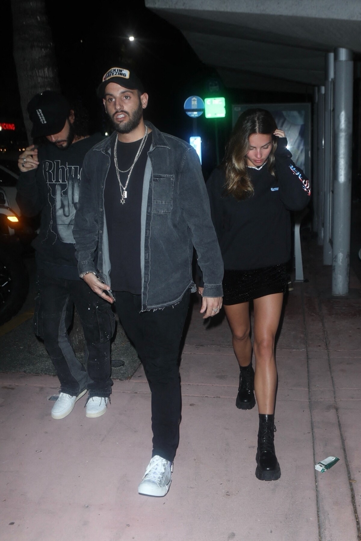 Photo Exclusif Thylane Blondeau Et Son Fianc Benjamin Attal La Sortie Du Club Gcsobe