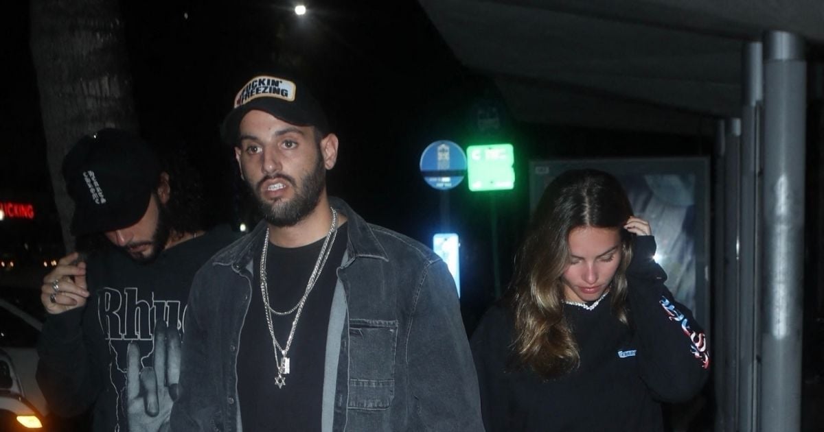 Exclusif Thylane Blondeau et son fiancé Benjamin Attal à la sortie du club GCSOBE après avoir