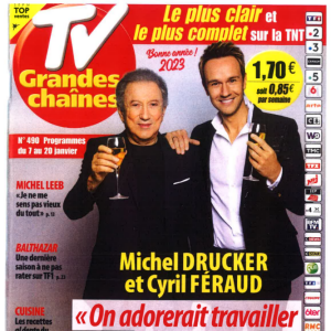 Couverture du magazine "TV Grandes chaînes".