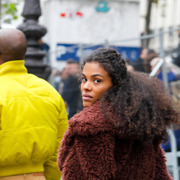 Tina Kunakey au défilé prêt-à-porter printemps-été 2023 "Stella McCartney" lors de la fashion week de Paris le 3 octobre 2022. © Clovis / Veeren / Bestimage