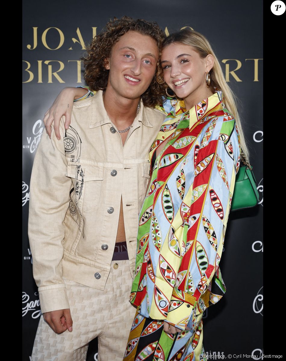 Exclusif - Joalukas Noah avec Vittoria de Savoie lors de la soirée d'anniversaire de Joalukas Noah, fils de Yannick Noah et Isabelle Camus, pour ses 18 ans à Paris le 10 juin 2022. © Cyril Moreau / Bestimage