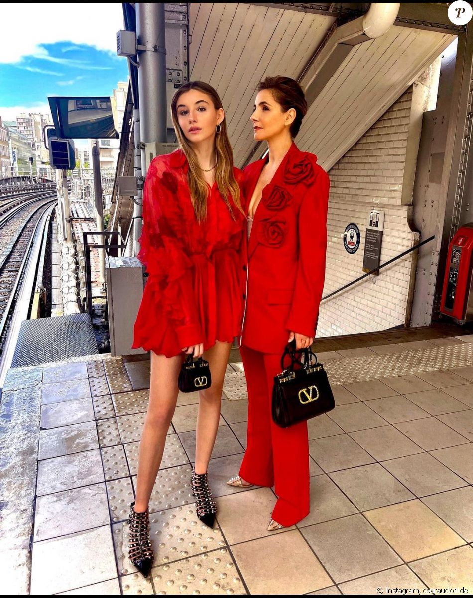 Vittoria de Savoie et sa mère Clotilde Courau sur Instagram
