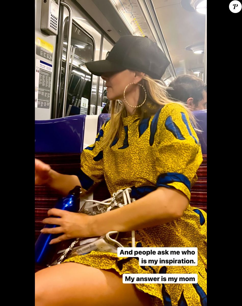 Clotilde Courau sur une photo de sa fille Vittoria.