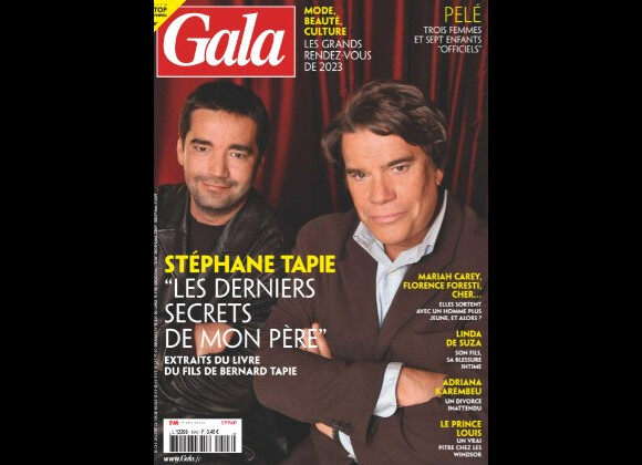 Retrouvez l'interview intégrale de Stéphane Tapie dans le magazine Gala n°1543 du 5 janvier 2023.