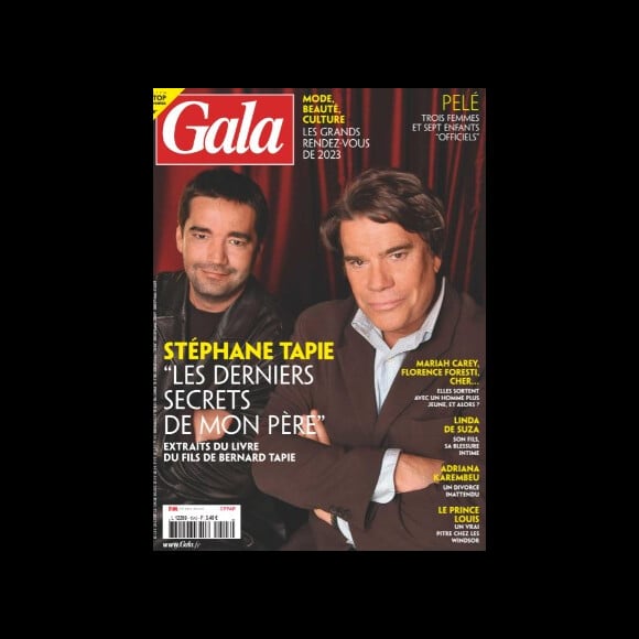 Retrouvez l'interview intégrale de Stéphane Tapie dans le magazine Gala n°1543 du 5 janvier 2023.