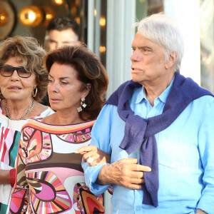 Bernard Tapie et sa femme Dominique sont allés diner au restaurant "Le Girelier" à Saint-Tropez. Le 15 juillet 2020