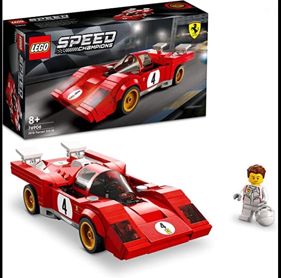 Faites un bond dans le passé avec ce jeu de construction Lego Speed Champions 1970 Ferrari 512 M