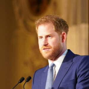 Le prince Harry, duc de Sussex, et Meghan Markle, duchesse de Sussex lors de la cérémonie des Endeavour Fund Awards au Mansion House à Londres, Royaume Uni, le 5 mars 2020. 