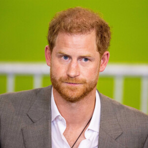 Le prince Harry, duc de Sussex, lors d'une conférence de presse pour l'événement Invictus Games Dusseldorf 2023 One Year to Go à Düsseldorf, Allemagne, le 6 septembre 2022. 