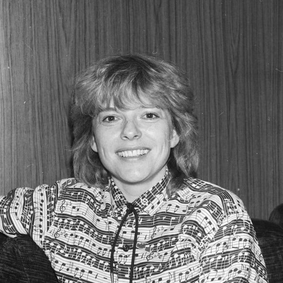 Archives - France Gall dans la loge de Michel Berger après la 1 première au Palais des Sports le 24 mail 1983 © Jean-Claude Woestelandt / Bestimage