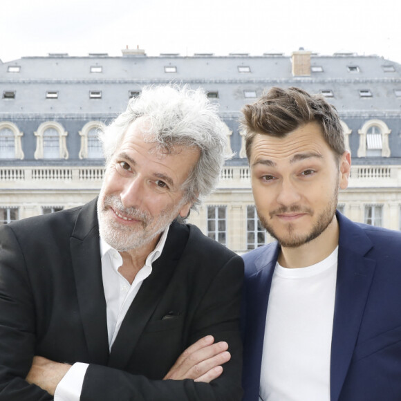 Stéphane de Bourgies, Jeff Panacloc - Cérémonie de remise des insignes de Commandeur dans l'Ordre des Arts et des Lettres à Pierre Hermé et de Chevalier dans l'Ordre des Arts et des Lettres à David Sinapian au Ministère de la Culture à Paris, le 23 septembre 2019. © Marc Ausset-Lacroix/Bestimage 