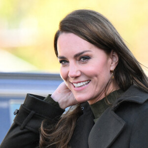 Catherine (Kate) Middleton, princesse de Galles, visite le centre pour enfants Colham Manor à Hillingdon, près de Londres, le 9 novembre 2022. 