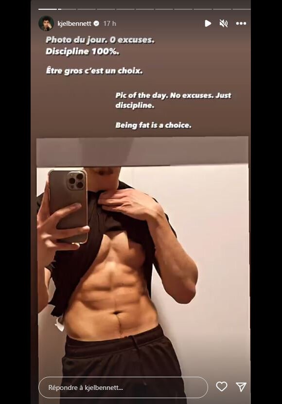 Kjel Bennett de "Plus belle la vie" partage son changement physique sur Instagram et fait polémique, le 9 janvier 2023