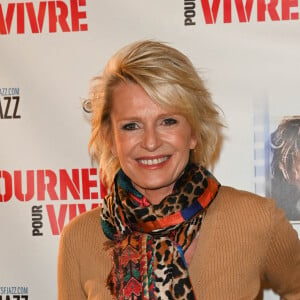 Sophie Davant - Photocall à la première du film "Tourner pour vivre" sur la vie cinématographique du réalisateur C.Lelouch à Paris le 25 avril 2022. © Coadic Guirec / Bestimage