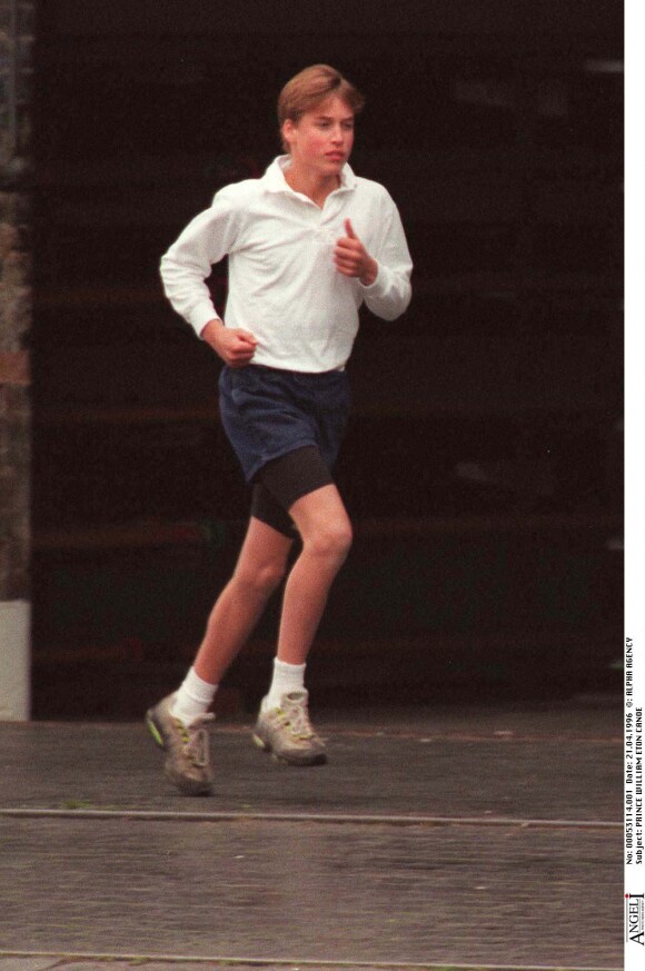 Le prince William fait un jogging à Eton