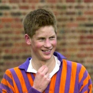 Le Prince Harry au collège d'Eton en 2003