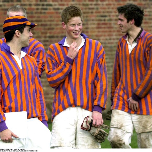 Le Prince Harry au collège d'Eton en 2003