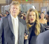Lisa Marie Presley arrive à la cérémonie des Golden Globe avec son manager Jerry Schilling à Los Angeles le 10 janvier 2023.